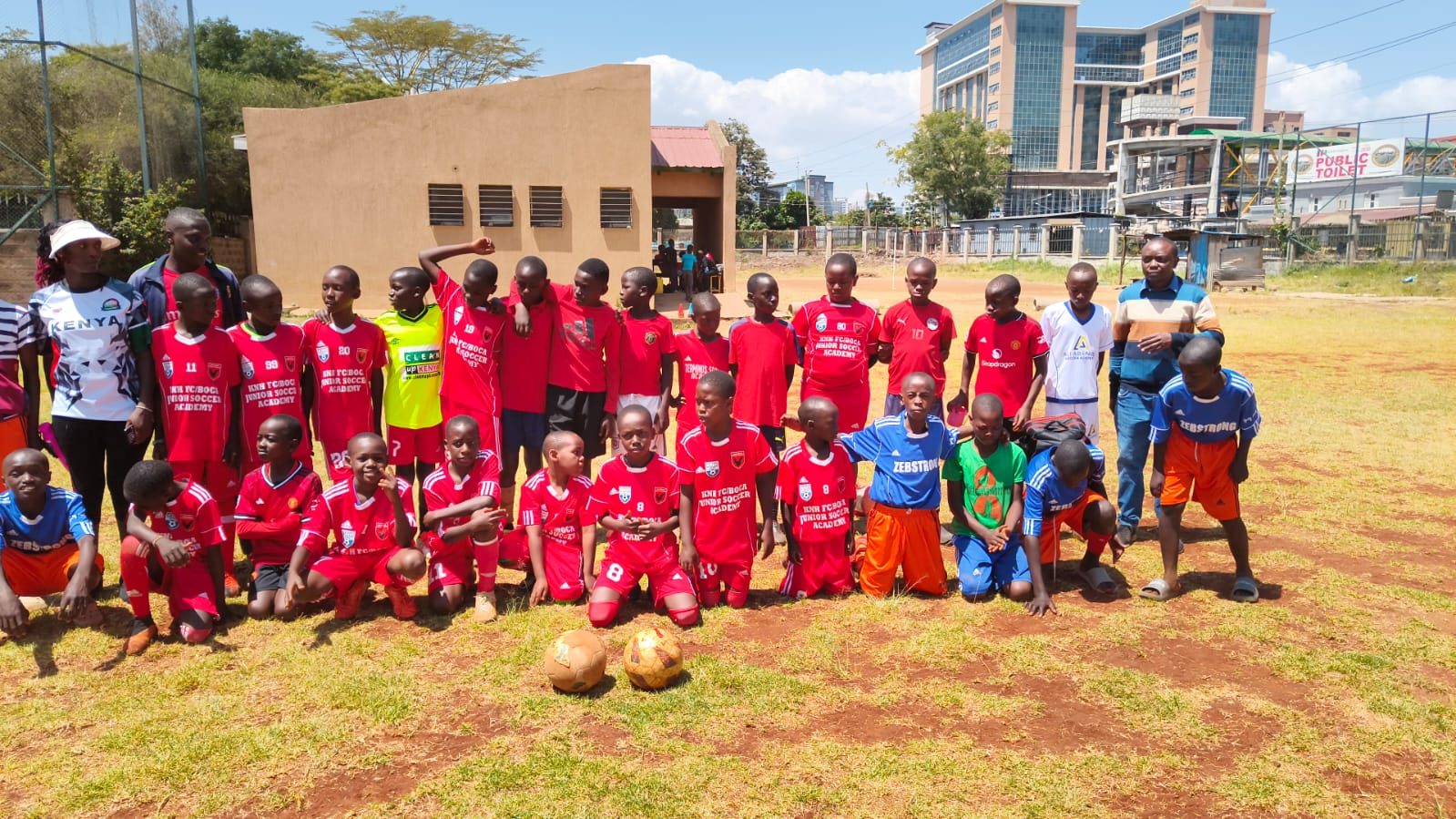 KNH FC Junior Soccer Academy team photo